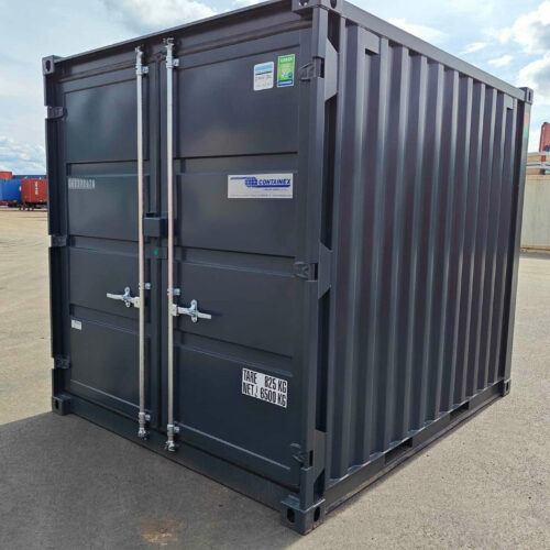 3m 10ft DC zeecontainer – Antraciet (RAL7016)
