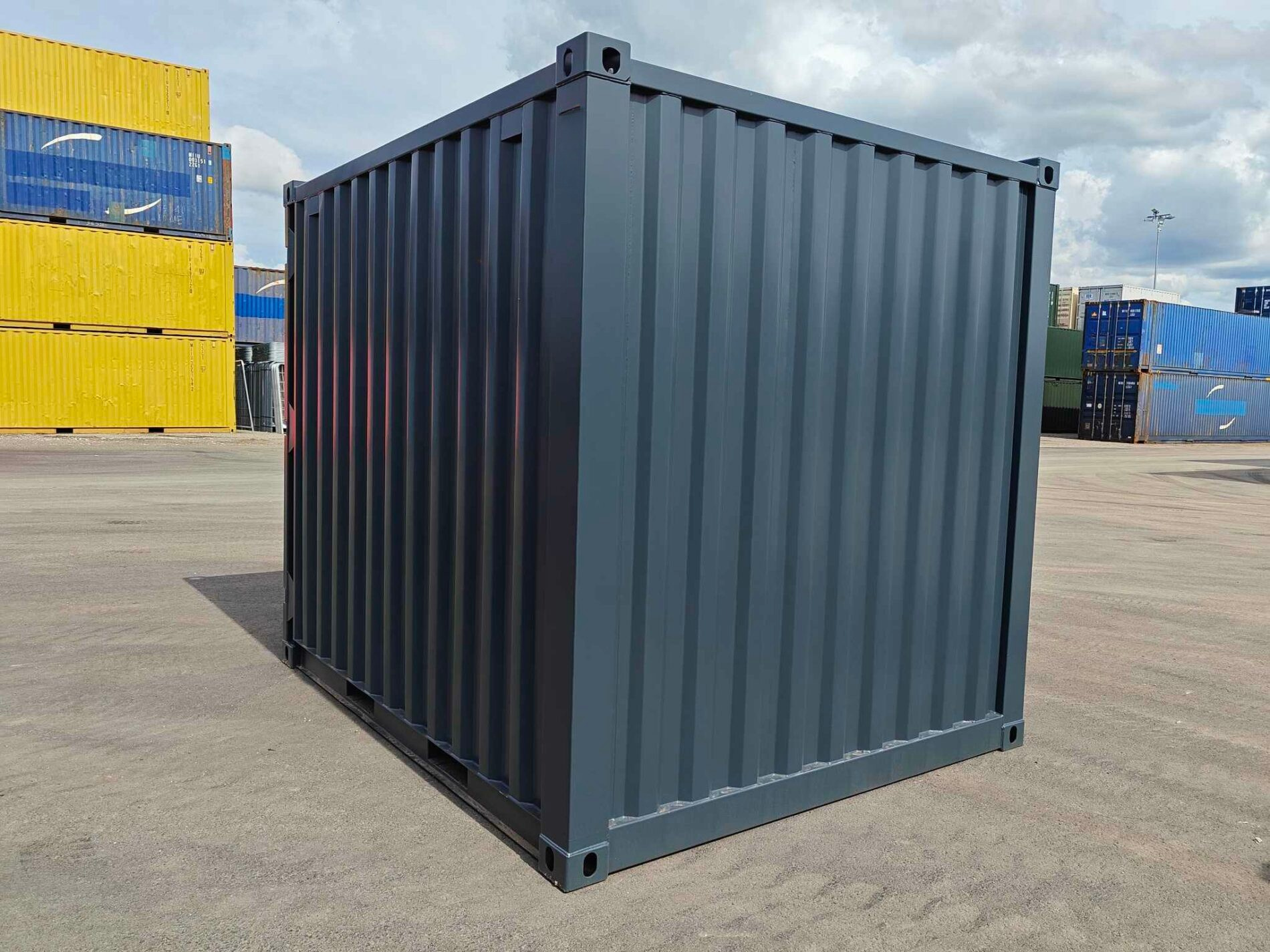 3m 10ft DC zeecontainer – Antraciet (RAL7016) - Afbeelding 3