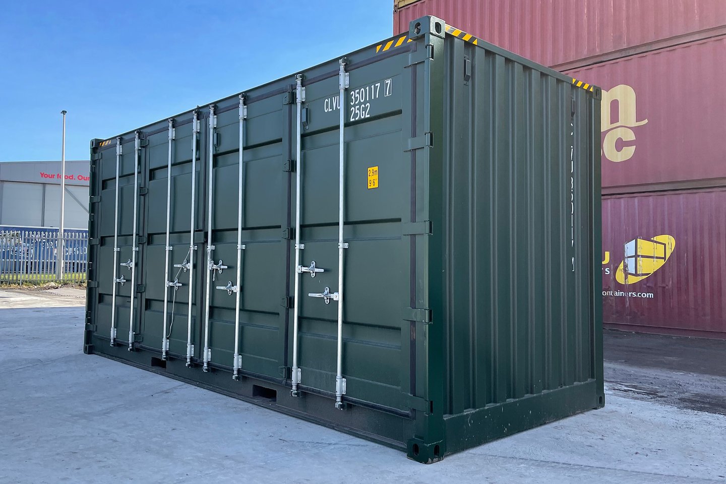 20ft open side container – zeecontainer met zijopening - Afbeelding 2