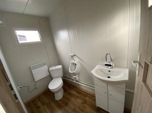 5x2,20 kantoorcontainer met toilet – compacte kantoorunit met WC - Afbeelding 7