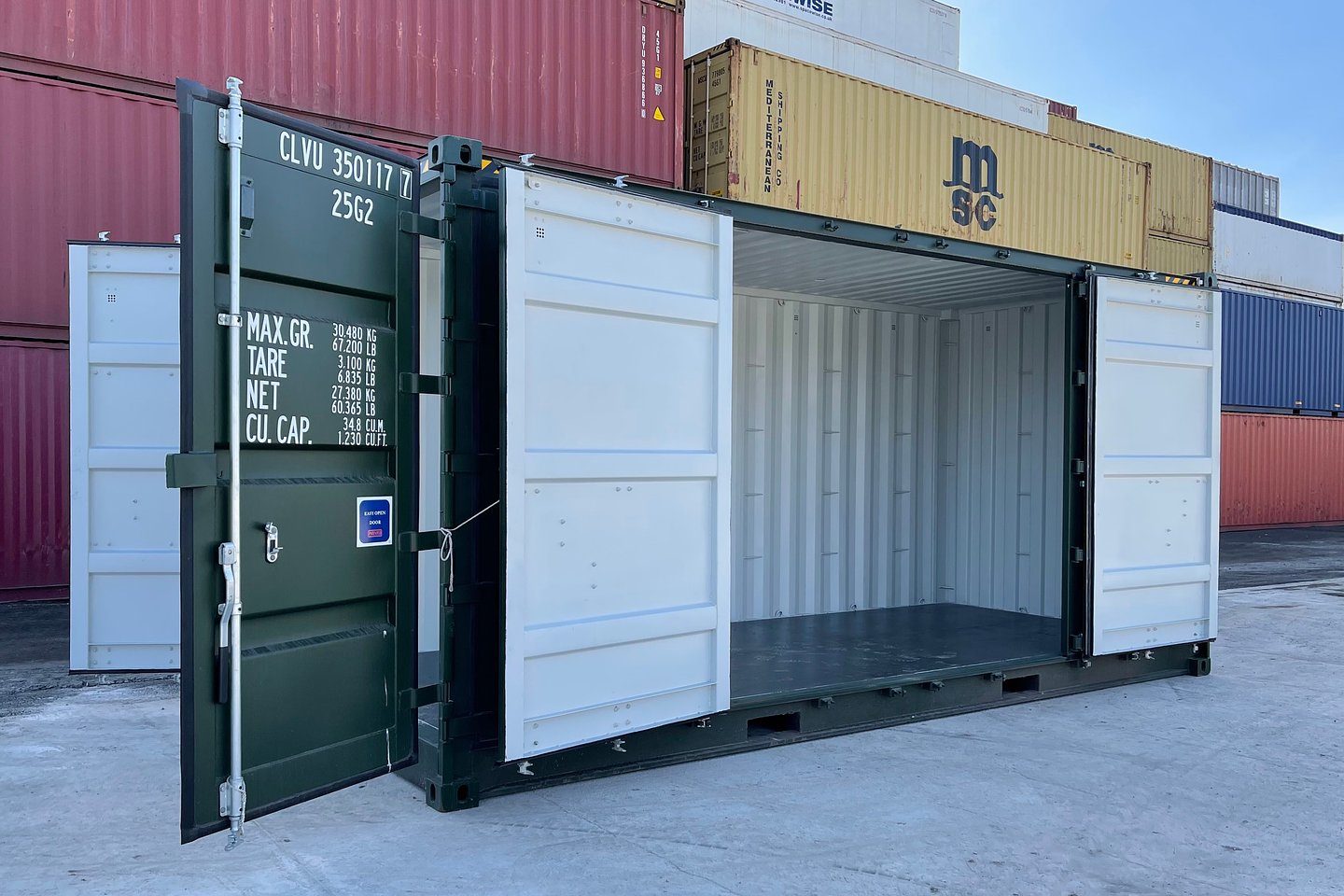 20ft open side container – zeecontainer met zijopening - Afbeelding 5