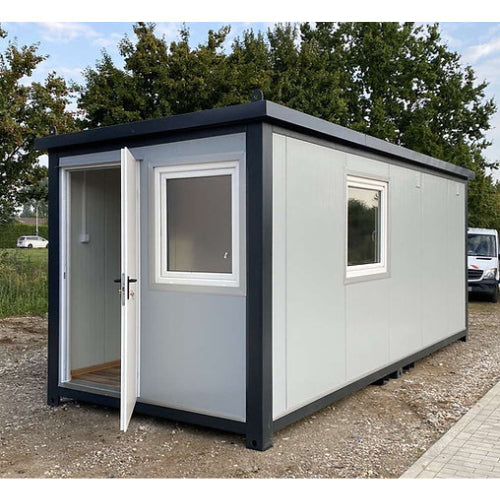 Kantoorcontainer 6,00 x 2,40 m met toilet, douche en keuken - Afbeelding 2