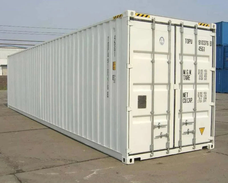 40-Fuß Seecontainer weiß – neuer ISO Versandcontainer