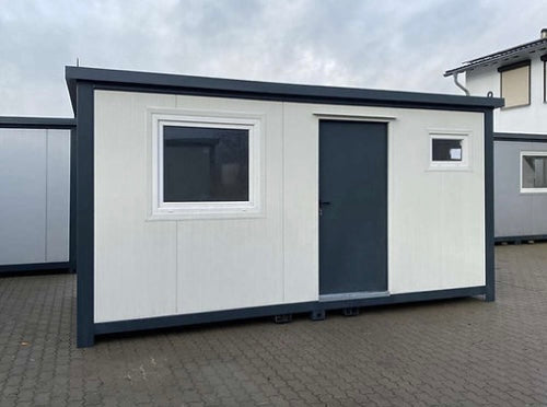 5x2,20 kantoorcontainer met toilet – compacte kantoorunit met WC