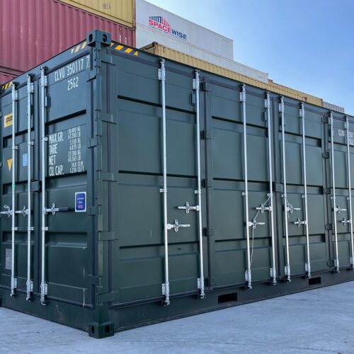 20ft open side container – zeecontainer met zijopening