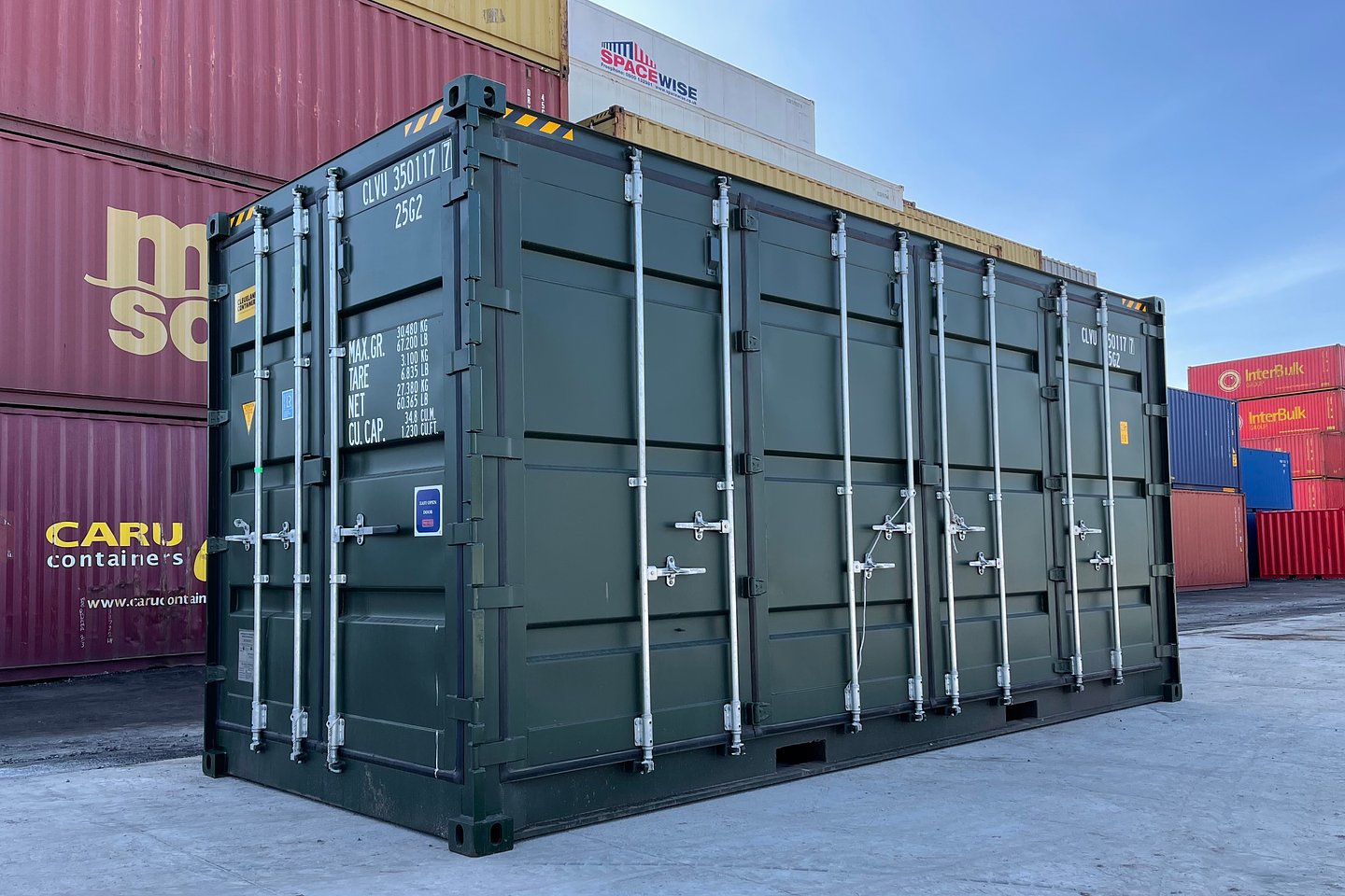 20ft open side container – zeecontainer met zijopening