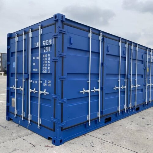 20ft open side container – zeecontainer met zijopening