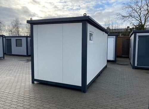 5x2,20 kantoorcontainer met toilet – compacte kantoorunit met WC - Afbeelding 2