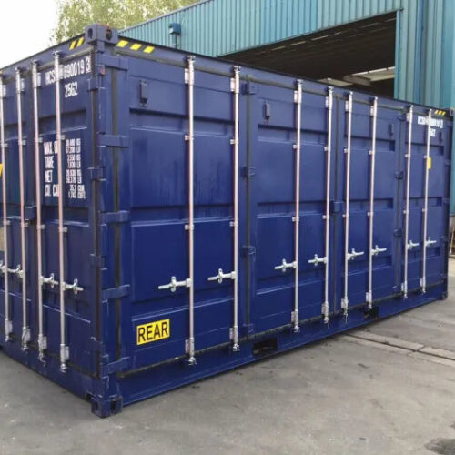 20ft zeecontainer met zijopening gebruikt – open side container
