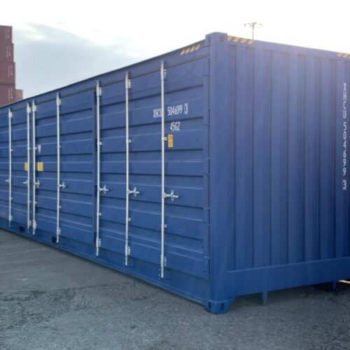 40ft open side zeecontainer – container met volledige zijopening