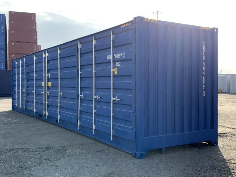 40ft open side zeecontainer – container met volledige zijopening