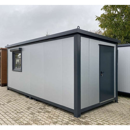 Kantoorcontainer met rolluiken 6 x 2,4 m – geïsoleerde kantoorunit